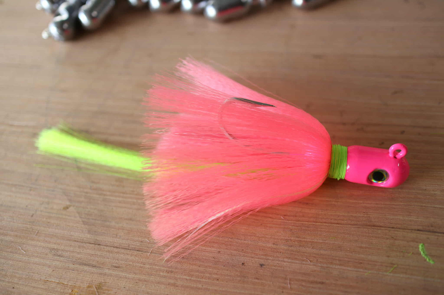 Flair Hawk Jig – Pink & Chartreuse