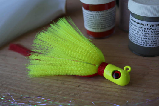 Flair Hawk Jig – Yellow & Red