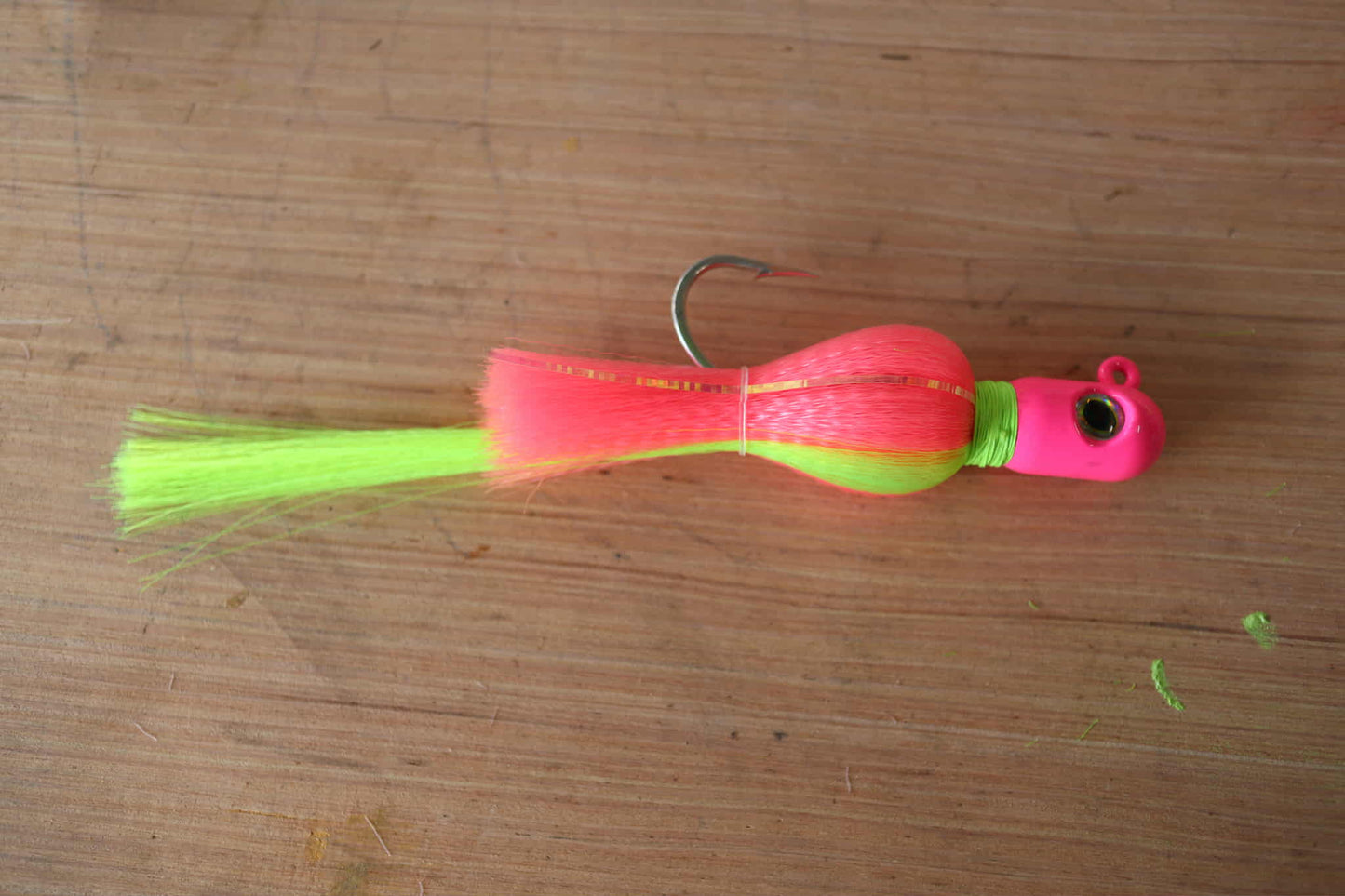 Flair Hawk Jig – Pink & Chartreuse